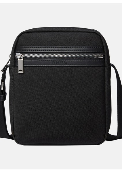 Siyah Erkek Postacı Çantası Contrast Reporter