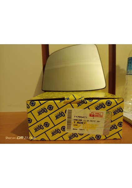 Doblo 2012 Ayna Camı Sol Elektrıklı Opar 71765471 (Doblo 3 Doblo 4)