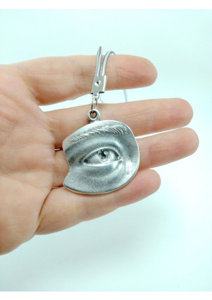 Metal Insan Gözü Araba Dikiz Ayna Süsü Hediyelik Aksesuar Metalik Ipli modelleri