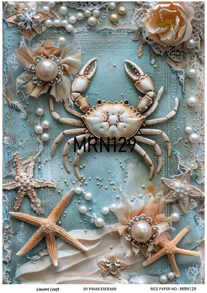 Marine Serisi MRN129 Pirinç Dekopaj 30*42 cm