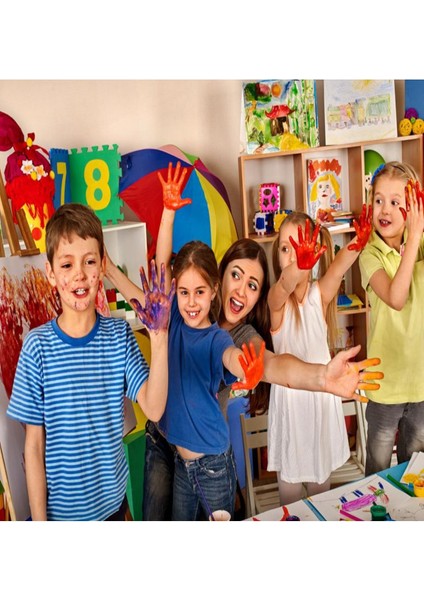 Parmak Boyama Seti , Resim Defteri, Boya, Eva Sünger, Fırça , Boyama Önlüğü , Resim Fırçası fiyatları