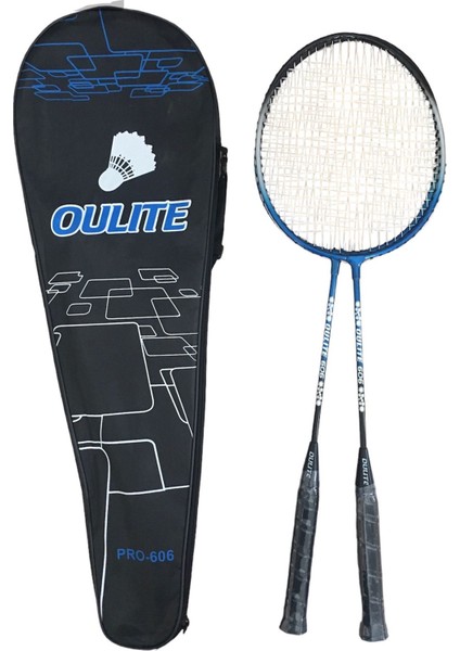 Pro 606 Çantalı Badminton Seti 2 Adet Badminton Raketi 1 Adet Badminton Topu Pro Set