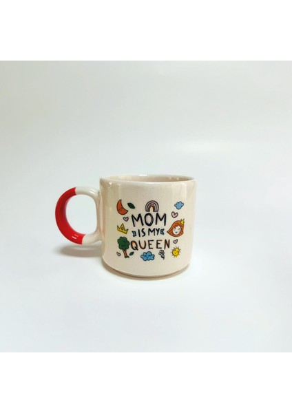 Mum Is My Queen Turuncu Kulplu P Kupa