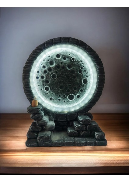 Dolunay Gece Lambalı Masa Üstü Ay Dekoratif Obje Biblo fiyatları