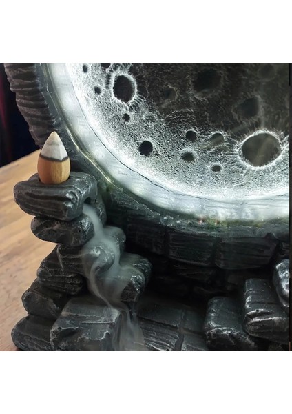 Dolunay Gece Lambalı Masa Üstü Ay Dekoratif Obje Biblo modelleri