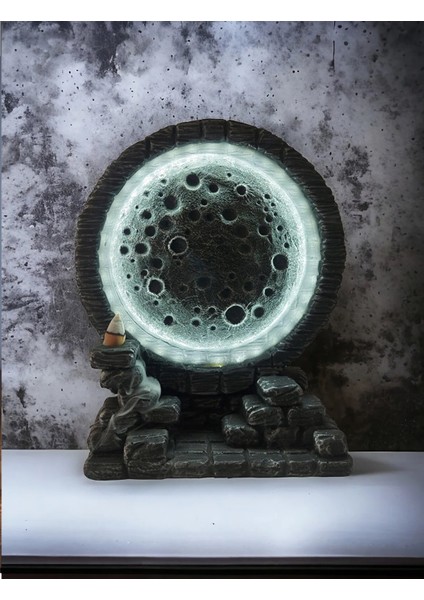 Dolunay Gece Lambalı Masa Üstü Ay Dekoratif Obje Biblo fırsatları