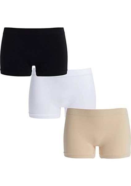 3'lü Seamless Kadın Boxer