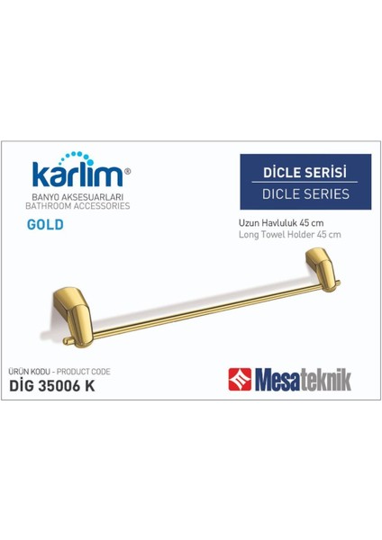 Karlim Dicle Serisi Uzun Havluluk