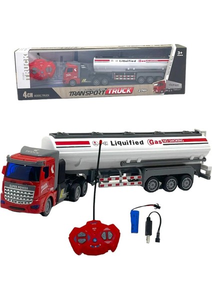Uzaktan Kumandalı Export-Tanker Işıklı ve Şarjlı Tır Oyuncak