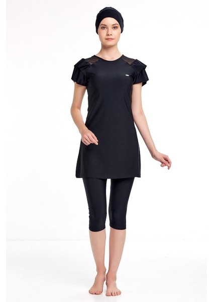 3205 Yarı Kapalı Tesettür Mayo