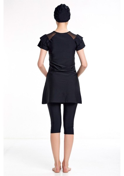 3205 Yarı Kapalı Tesettür Mayo modelleri