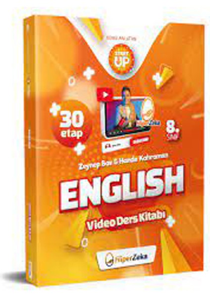 Hiper Zeka 8.sınıf Start Up Ingilizce Konu Anlatan Video Ders Kitabı
