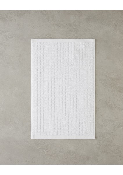 Chequer Pamuk El Havlusu 30X45 cm Beyaz