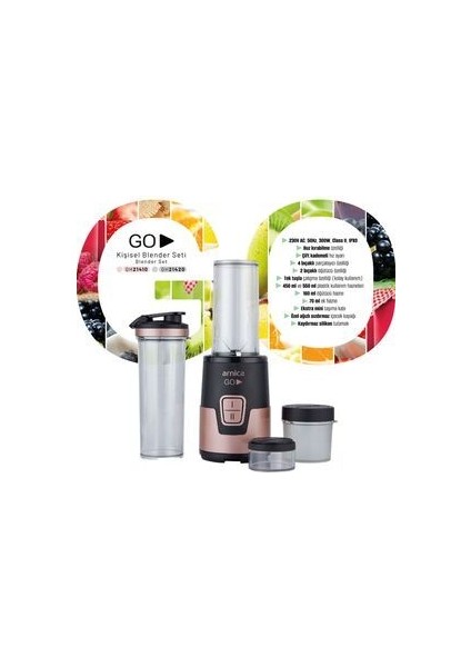 Go Kişisel Blender GH21410 300W Rose