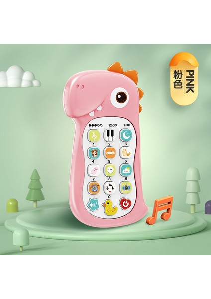 Bebek Oyuncak Cep Telefonu Erkek ve Kız Için Bebek Müzik Bulmaca Erken Eğitim Makinesi Çiğnenebilir Diş Kaşıyıcı Simülasyon Telefonu (Yurt Dışından)