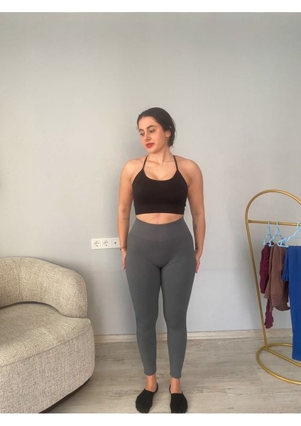 Kalçası Büzgülü Ekstra Push Up Etkili Seamless Toparlayıcı Tayt modelleri
