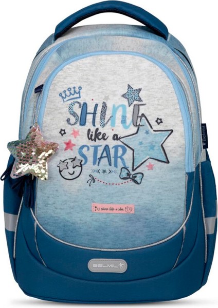 Shine Like A Star Jeansl Ergonomik Okul Çantası 338-87