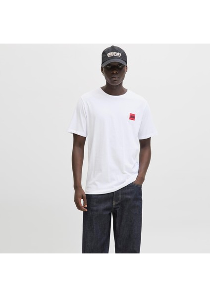 Erkek Gögüs Minimal Logo Baskili Tisört - Brandy indirimleri