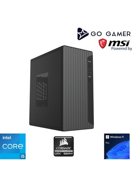 S167D Intel Core I5 10400F / 16GB 3200MHZ / 256GB Nvme SSD / RX550 4gb / Msı 24" 100Hz. / Windows 11 Pro Masaüstü Bilgisayar fiyatları