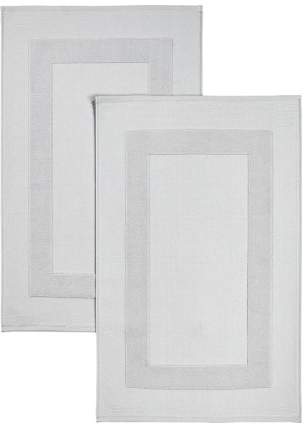 Bernini %100 Pamuk 50X80 2'li Ayak Havlusu - Gri