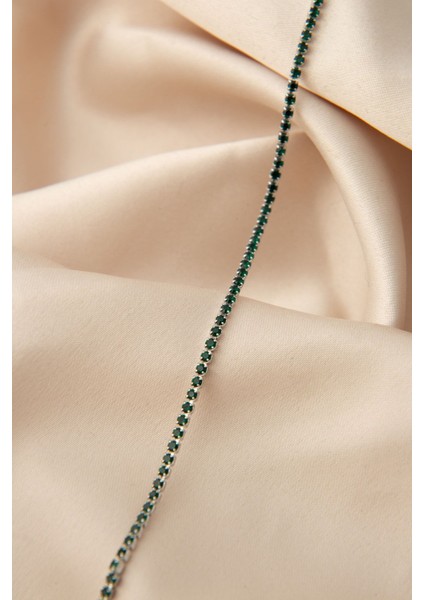 Kadın Yeşil Taşlı Su Yolu Bileklik fırsatları