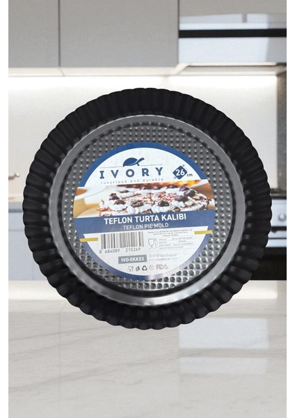 Delikli Teflon Turta Tart Kalıbı 26 cm fiyatları