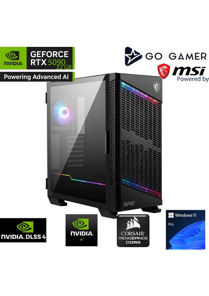 S1120DK Intel Core I9 14900KF / 256GB 5600MHZ Ddr5 Ram / 2tb Nvme SSD 7300-7000MB-SN Gen4 / RTX5090 32GB / 360MM Sıvı Soğutma / Msı 27" 2k 180Hz / Windows 11 Pro Masaüstü Bilgisayar fiyatları