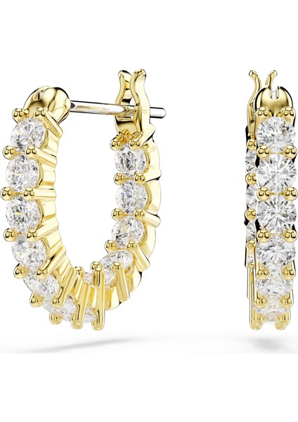 5733398 Swarovski Küpe Matrıx:pe Mn Hoop Whıte/gos