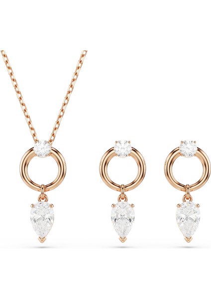 5733808 Swarovski Set Mesmera:set Drop Whıte/ros