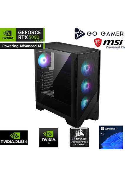 U122D Intel Core Ultra 7 265KF / 256GB Ddr5 5600MHZ / 2tb Nvme SSD 7300-7000MB-SN Gen4 / Rtx 5090 32GB / 360MM Sıvı Soğutma / Msı 27" 2k 180Hz / Windows 11 Pro Masaüstü Bilgisayar fiyatları