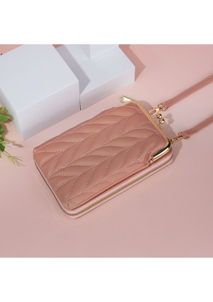 Rhombus Basit Çok Yönlü Dikey Tek Omuz Çapraz Mini Küçük Çanta (Yurt Dışından)