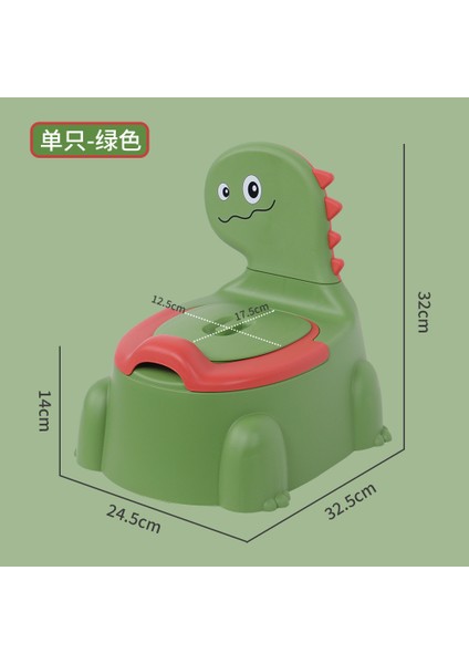 Çocuk Tuvaleti Ev Bebek Tuvaleti Çocuk Tuvaleti Kolay Temizlenebilir Anaokulu Karikatür Dinozor Lazımlık (Yurt Dışından)