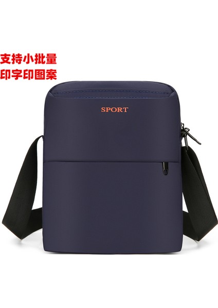 Erkek Omuz Crossbody Küçük Sırt Çantası Iş Rahat Sergi Evrak Çantası (Yurt Dışından)