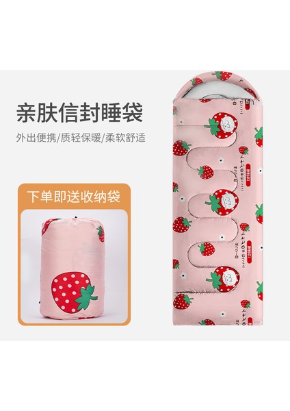 Yetişkinler Için Zarflı Uyku Tulumu Açık Hava Seyahati Sonbahar ve Kış Dört Mevsim Sıcak Kapalı Kamp Uyku Tulumu Genişletilmiş ve Kalınlaştırılmış Pamuk (Yurt Dışından)