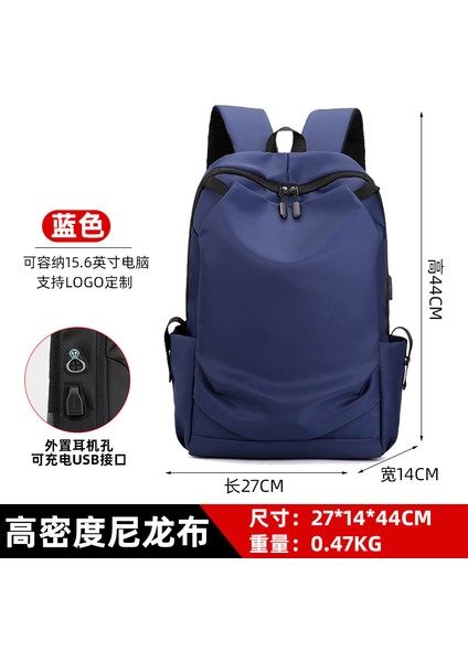 Erkek Üst Düzey Sırt Çantası, Büyük Kapasiteli Naylon Bilgisayar Çantası, Okul Çantası, Gündelik Seyahat Sırt Çantası (Yurt Dışından)