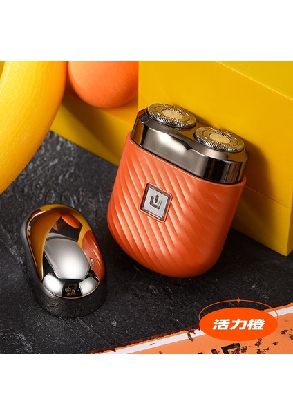 Elektrikli Tıraş Makinesi Çift Başlı Çelik Top Kompakt Taşınabilir Araba Sakal Tıraş Makinesi (Yurt Dışından)