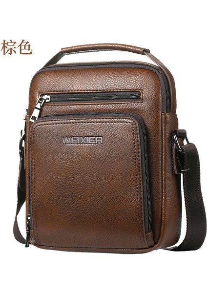 Erkek Omuz Çantası, Crossbody Çanta, Erkekler Için Gündelik Taşınabilir Iş Çantası (Yurt Dışından)