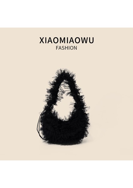 Fırfırlı, Çok Yönlü, Büyük Kapasiteli, Üst Düzey Koltuk Altı Çantası, Niş Pilili Örgü, Gündelik ve Modaya Uygun Yeni Omuz Çantası (Yurt Dışından)