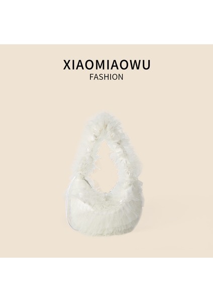 Fırfırlı, Çok Yönlü, Büyük Kapasiteli, Üst Düzey Koltuk Altı Çantası, Niş Pilili Örgü, Gündelik ve Modaya Uygun Yeni Omuz Çantası (Yurt Dışından)