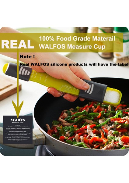 5 Ölçme Bardak Walfos Ölçü Kabı Çift Uçlu Sekiz Tezgah Ayarlanabilir Ölçekli Ölçme Kaşıkları Ölçme Kaşığı Pişirme Aracı Mutfak Aksesuarları (Yurt Dışından) fırsatları
