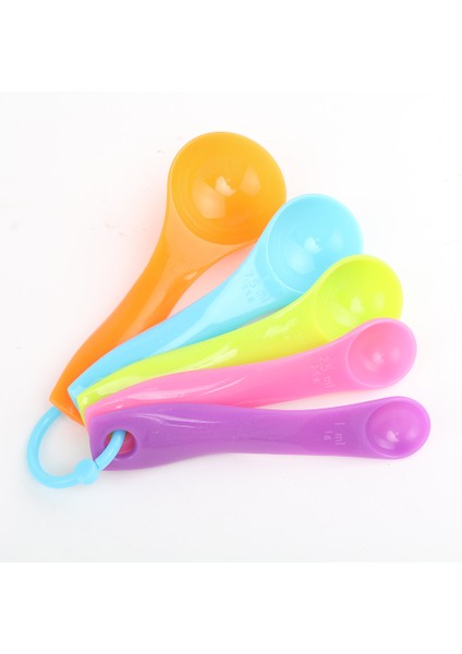 Renk Rastgele 5 Adet/takım Güzel Renkli Plastik Ölçme Bardak Ölçü Kaşığı Mutfak Aracı Çocuklar Kaşık Ölçme Seti Araçları Pişirme Kahve Çay (Yurt Dışından) fiyatları