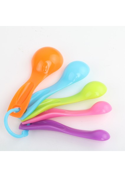 Renk Rastgele 5 Adet/takım Güzel Renkli Plastik Ölçme Bardak Ölçü Kaşığı Mutfak Aracı Çocuklar Kaşık Ölçme Seti Araçları Pişirme Kahve Çay (Yurt Dışından) modelleri