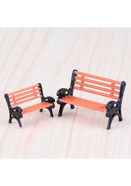 Orta 10 Adet 1 ~ 10 Adet Model Tren Ho Tt Ölçekli 1:87 Tezgah Sandalye Kanepe Sokak Parkı Düzeni Plastik El Sanatları Ev Dekor Çocuk Oyuncakları (Yurt Dışından) fiyatları