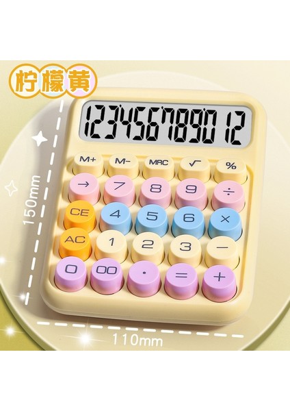 Hesap Makinesi Dopamin Şekeri Rengi Yüksek Değerli Hesap Makinesi, Üniversite Öğrencilerine, Çocuklara ve Öğrencilere Adanmış Çok Fonksiyonlu Hesap Makinesi (Yurt Dışından)