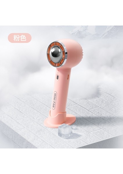 Turbo Şarj Edilebilir El Mini Fan Öğrenci Taşınabilir Elektrikli Fan (Yurt Dışından)