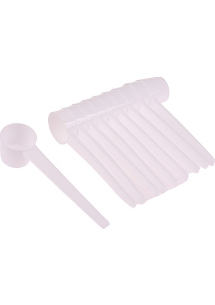 Şeffaf 10 Adet 10 Adet 5g Yeniden Kullanılabilir Gıda Sınıfı Kaşık Plastik Ölçüm Kaşığı Pp Ölçü Kaşığı Süt Kahve Çay Kaşığı Süt Tozu Mutfak (Yurt Dışından)