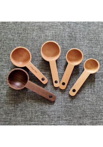 C-10ML Ahşap Ölçme Kaşığı Mutfak Ölçme Kaşıkları Çay Kahve Çekirdekleri Kepçe Şeker Baharat Ölçme Kaşığı Ev Yemekleri Ölçme Aletleri (Yurt Dışından) indirimleri