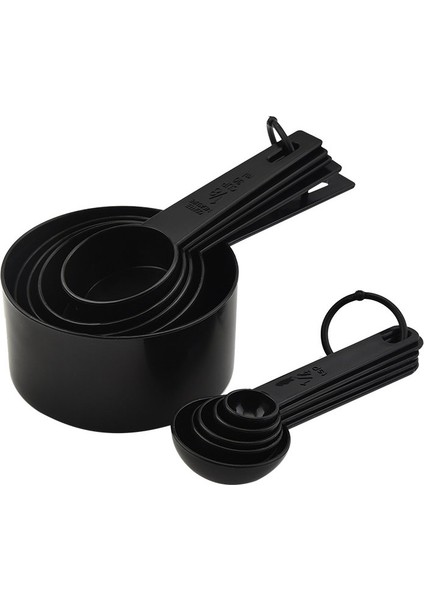 5 Adet Kaşık Siyah 2023 Çok Amaçlı Ölçüm Kabı Ölçüm Kaşığı Ölçer Aracı Plastik Saplı Kaşık Düz Dipli Kaşık Mutfak Pişirme Gadget'ı (Yurt Dışından) fırsatları