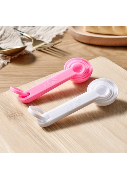 Beyaz 5 Adet/takım Pp Ölçü Kaşıkları Plastik Un Yağ Baharatlar Kendin Yap Pişirme Pişirme Aracı Ölçekli Mutfak Aletleri (Yurt Dışından) fırsatları