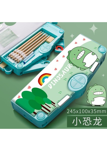 Büyük Kapasiteli Basit Kalem Kutusu, Modaya Uygun ve Kişiselleştirilmiş Ilkokul Öğrencisi Çok Fonksiyonlu Kırtasiye Kutusu (Yurt Dışından)